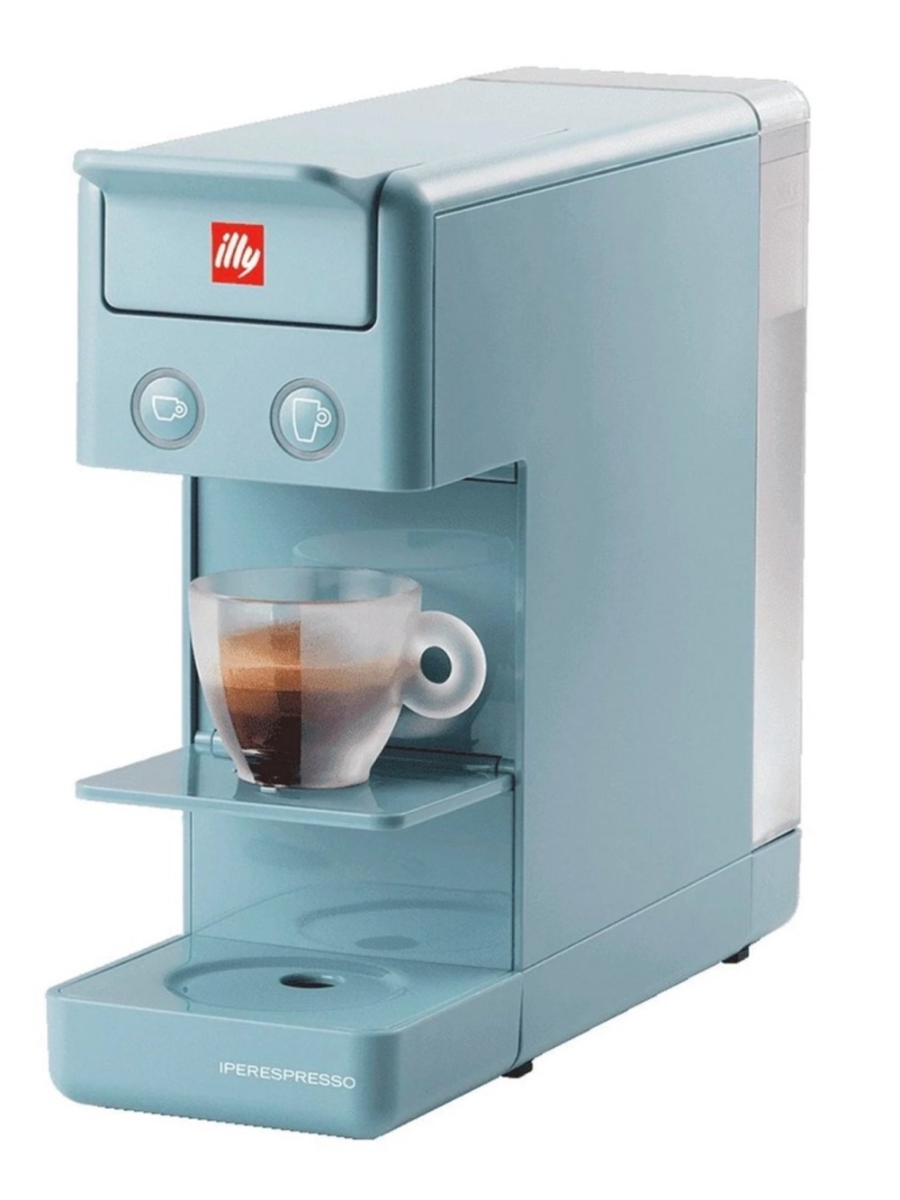 illy Iperespresso Y3.3 Coffee Machine - Blue OPEN BOX Free 2 capsules